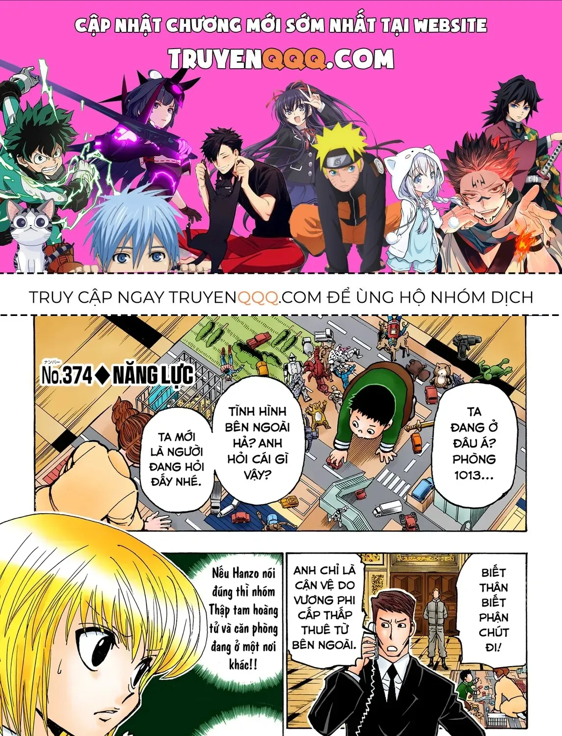 Hunter×Hunter (Digital Colored) Chap 374 - Next Chap 375