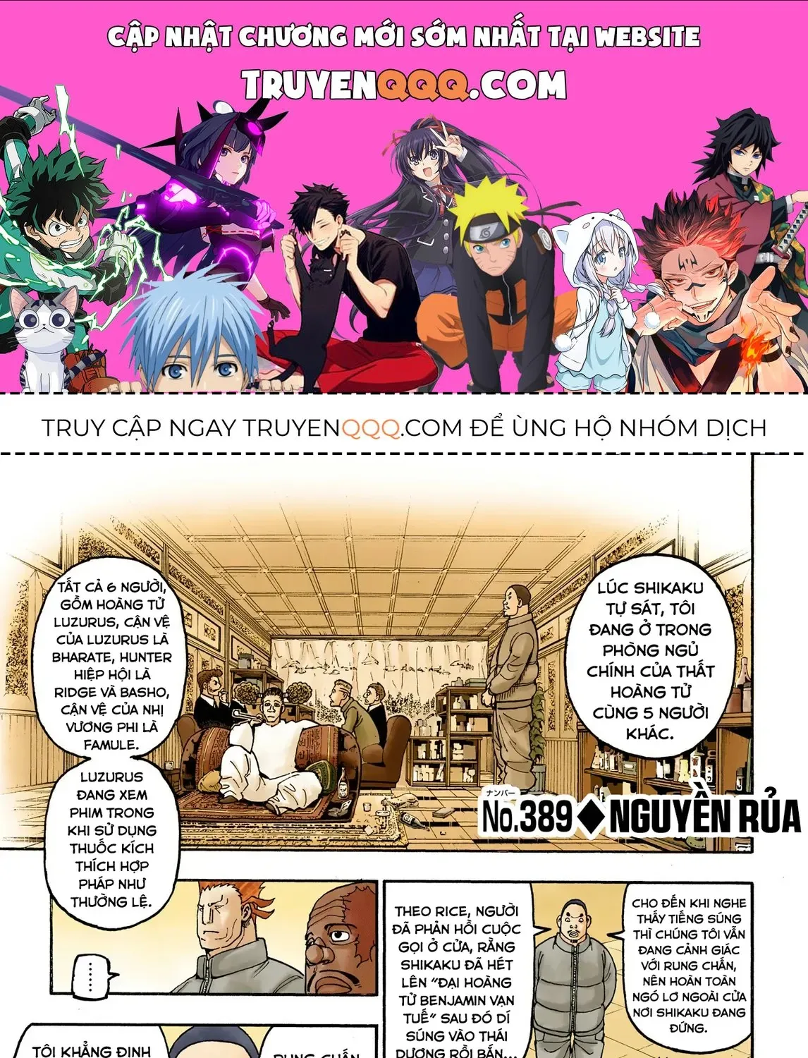 Hunter×Hunter (Digital Colored) Chap 389 - Next Chap 390