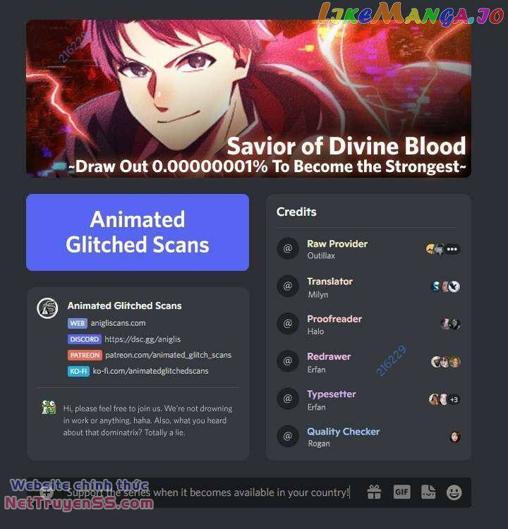 Huyết Thánh Cứu Thế Chủ~ Ta Chỉ Cần 0.0000001% Đã Trở Thành Vô Địch Chap 58 - Next Chap 59