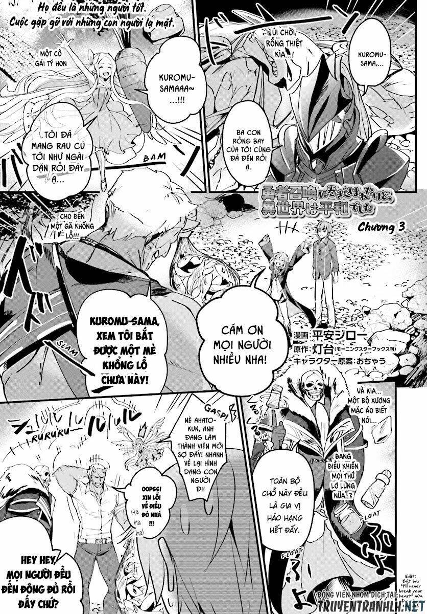 I Was Caught Up In A Hero Summoning, But That World Is At Peace Chap 3 - Next Chap 4