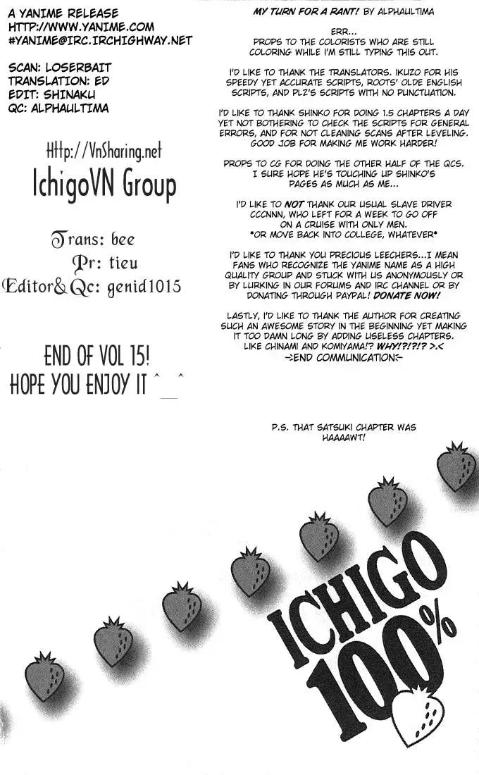 Ichigo 100% Chap 134 - Next Chap 135