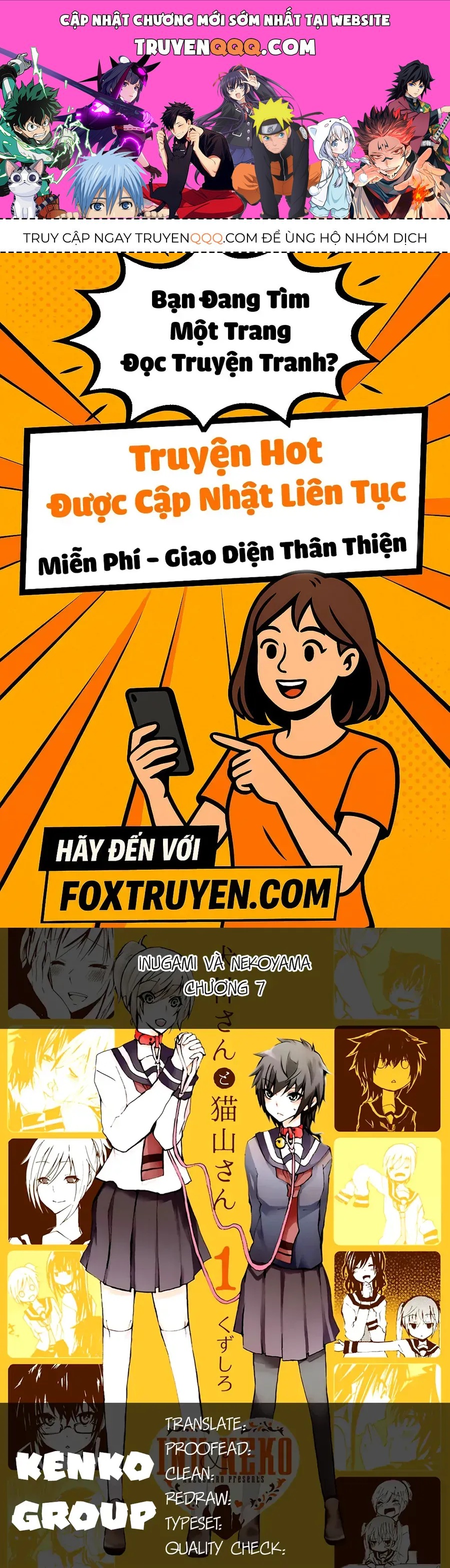 Inugami-San To Nekoyama-San Chap 7 - Next Chap 8