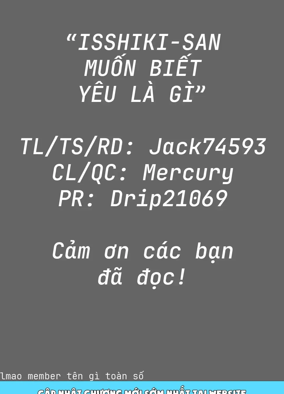 Isshiki Muốn Biết Thêm Về Tình Yêu Chap 30.2 - Next Chap 31.2