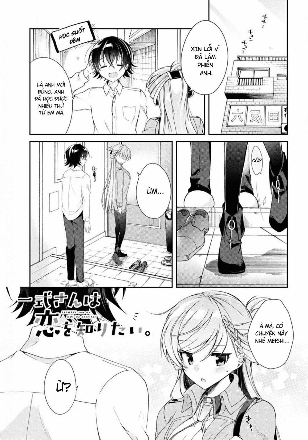 Isshiki-San Wa Koi Wo Shiritai Chap 4 - Next Chap 5