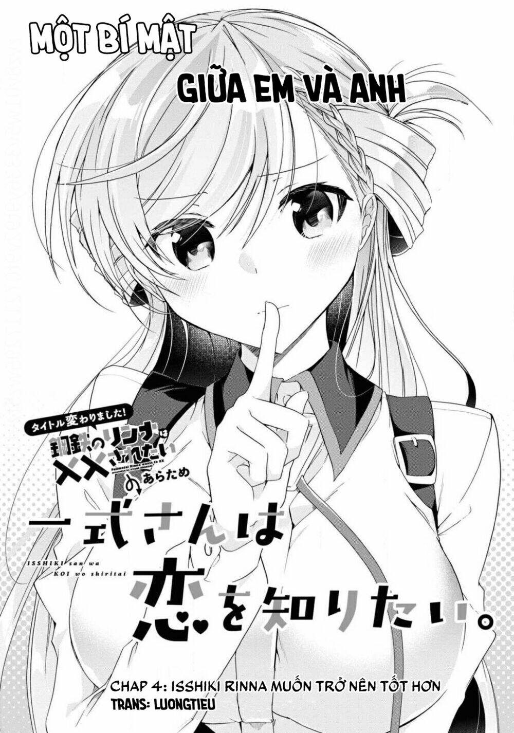 Isshiki-San Wa Koi Wo Shiritai Chap 4 - Next Chap 5