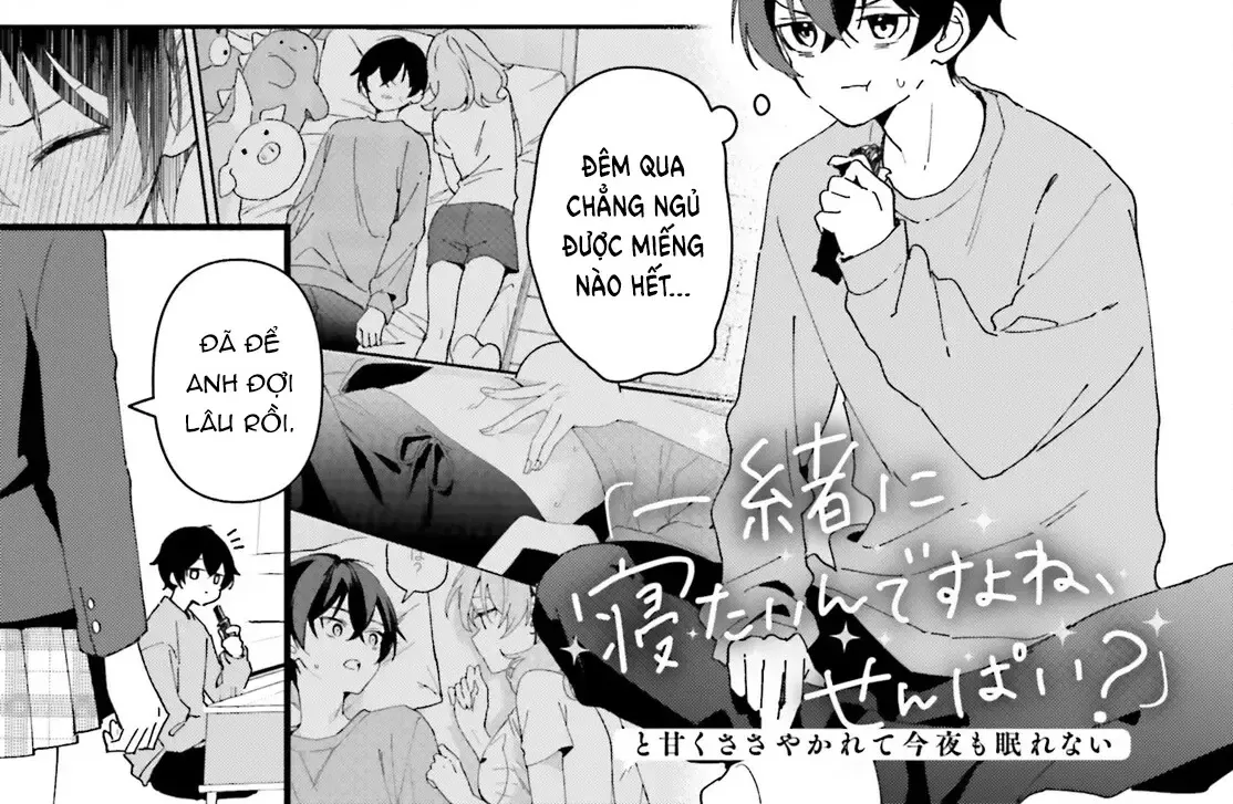 "Issho Ni Netaindesu Yo Ne, Senpai?" To Amaku Sasayakarete Kon'ya Mo Nemurenai Chap 2 - Next Chap 3