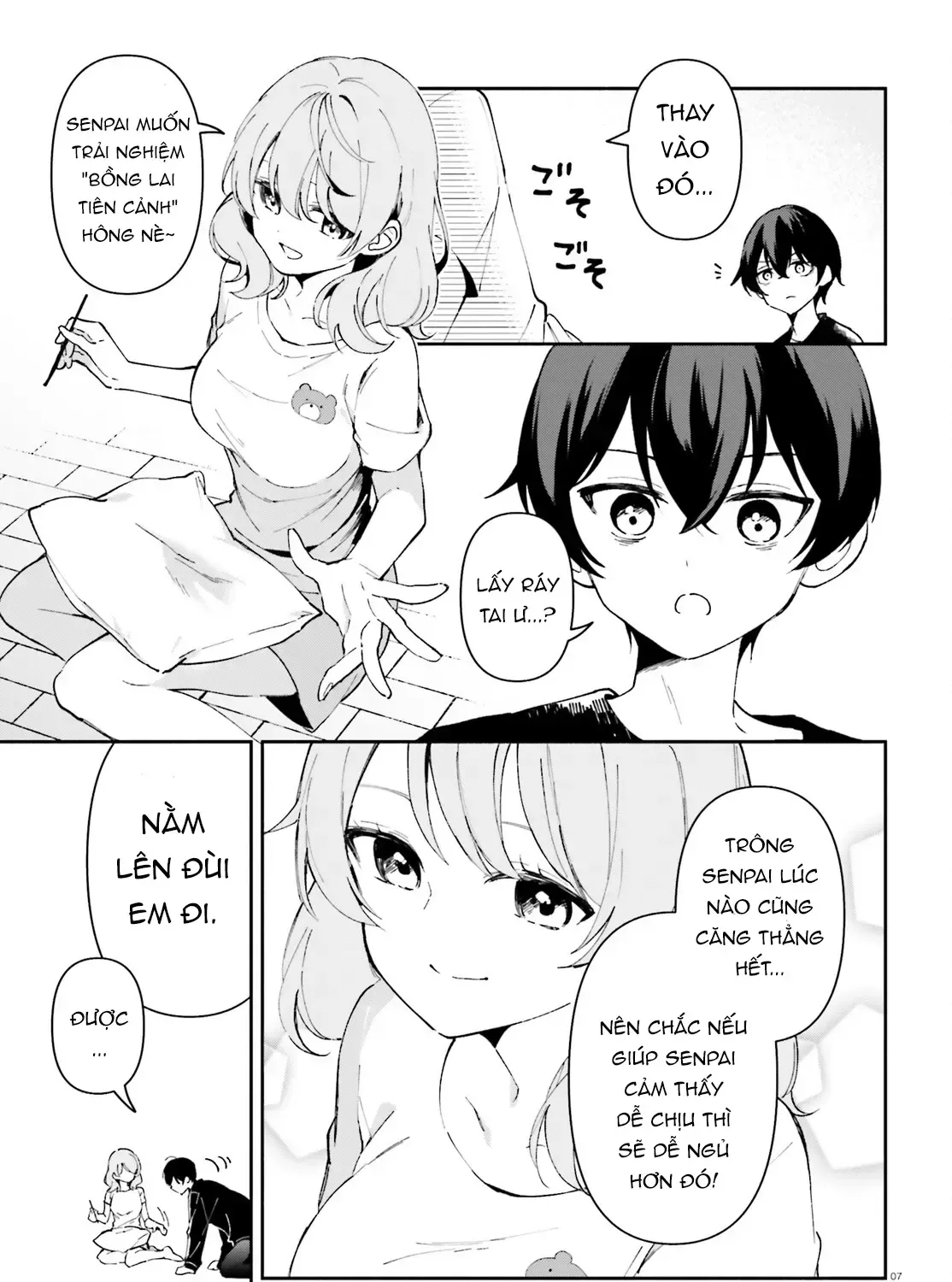 "Issho Ni Netaindesu Yo Ne, Senpai?" To Amaku Sasayakarete Kon'ya Mo Nemurenai Chap 3 - Next Chap 4