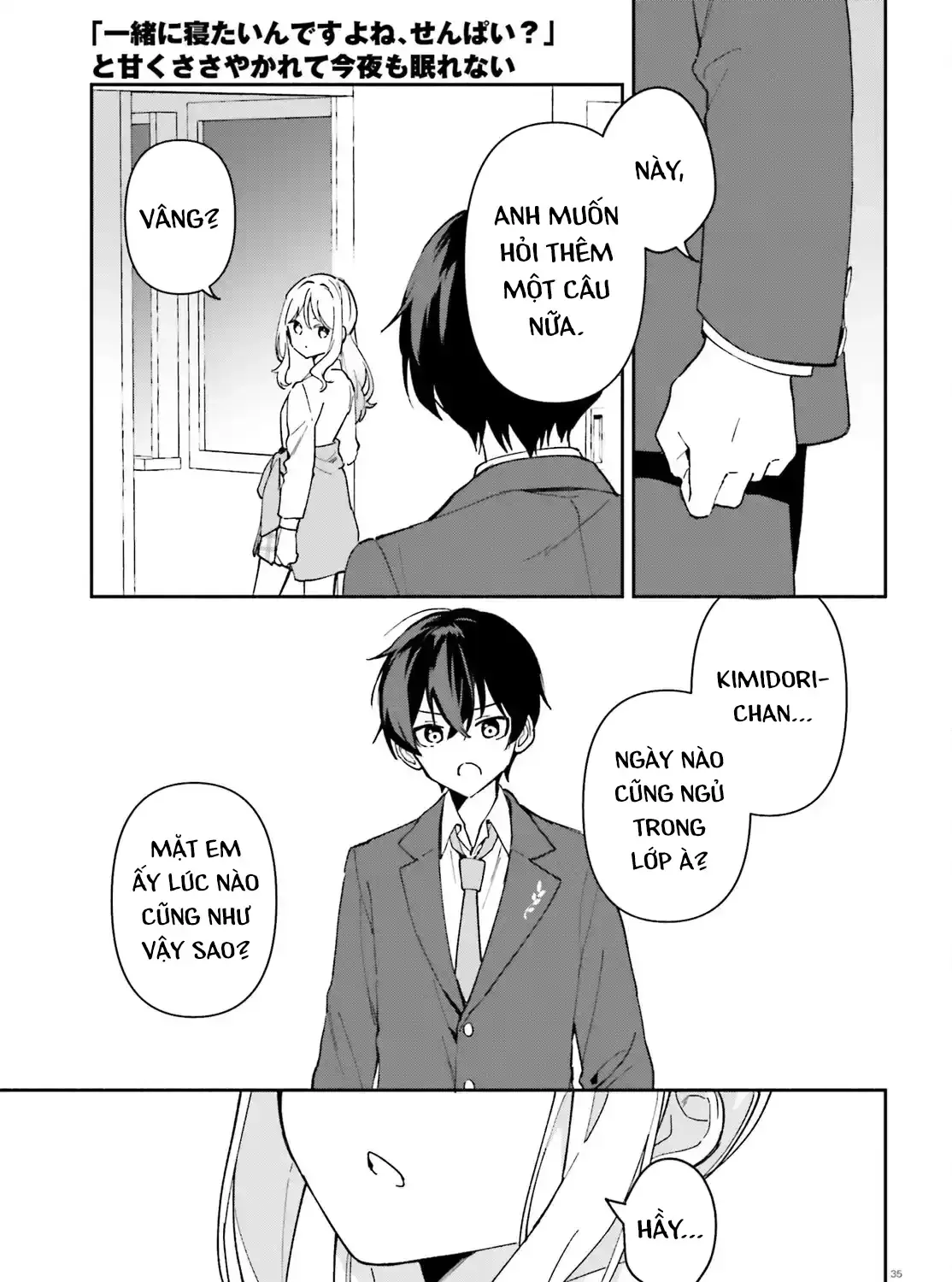 "Issho Ni Netaindesu Yo Ne, Senpai?" To Amaku Sasayakarete Kon'ya Mo Nemurenai Chap 5 - Next Chap 6