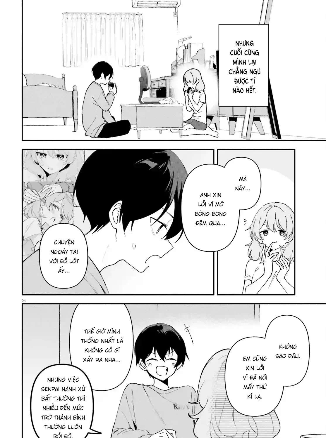 "Issho Ni Netaindesu Yo Ne, Senpai?" To Amaku Sasayakarete Kon'ya Mo Nemurenai Chap 8 - Next Chap 9