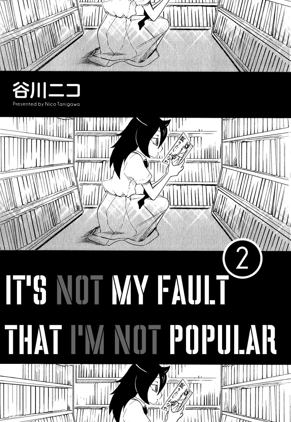 It’s Not My Fault That I’m Not Popular! Chap 10 - Next Chap 11