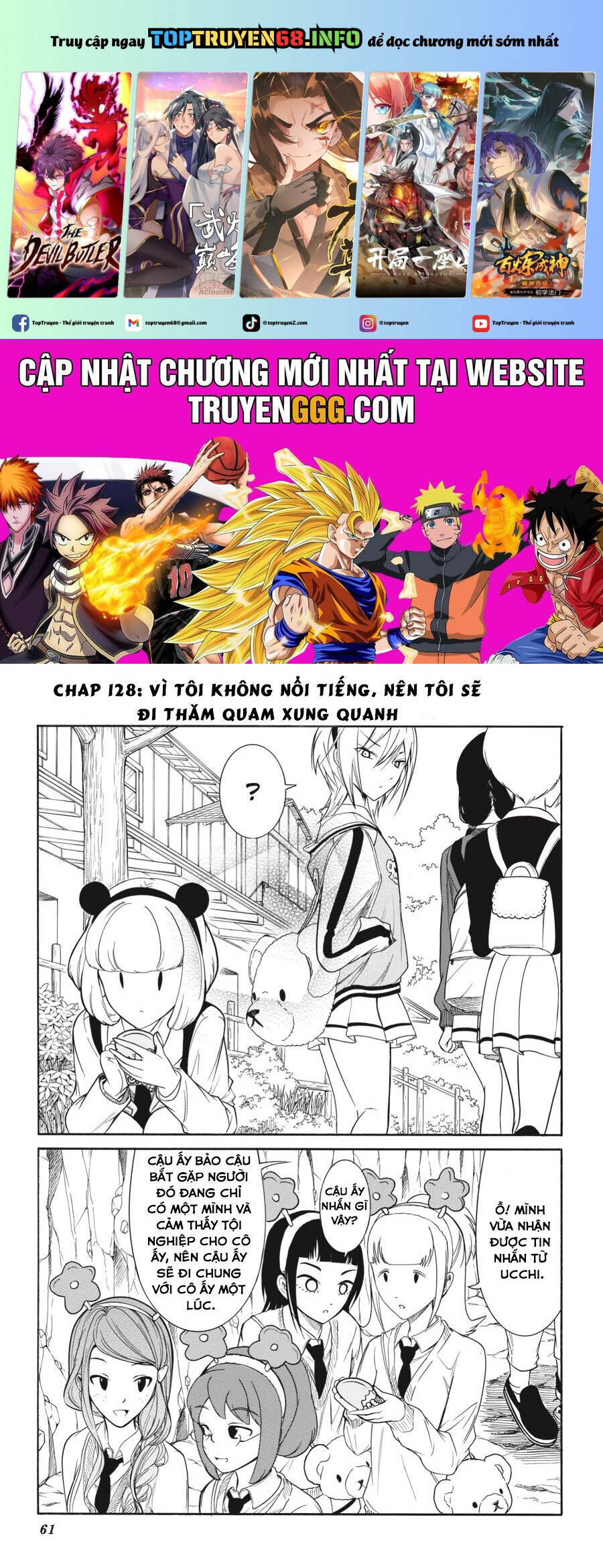 It’s Not My Fault That I’m Not Popular! Chap 128 - Next Chap 129