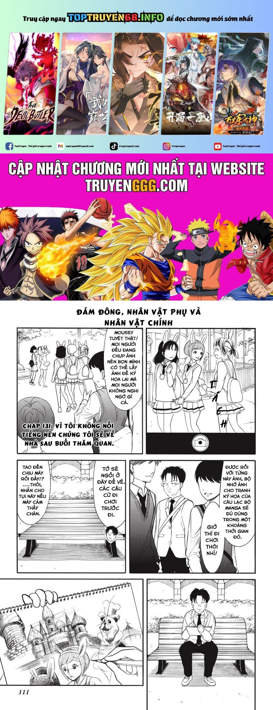 It’s Not My Fault That I’m Not Popular! Chap 131 - Next Chap 132