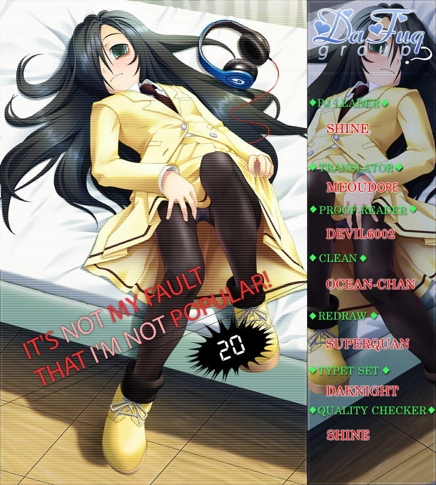 It’s Not My Fault That I’m Not Popular! Chap 20 - Next Chap 21