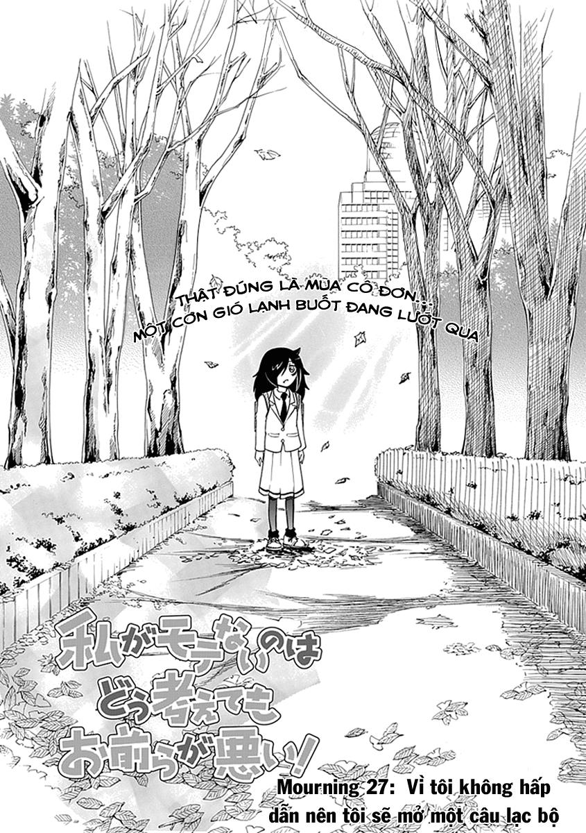 It’s Not My Fault That I’m Not Popular! Chap 27 - Next Chap 28