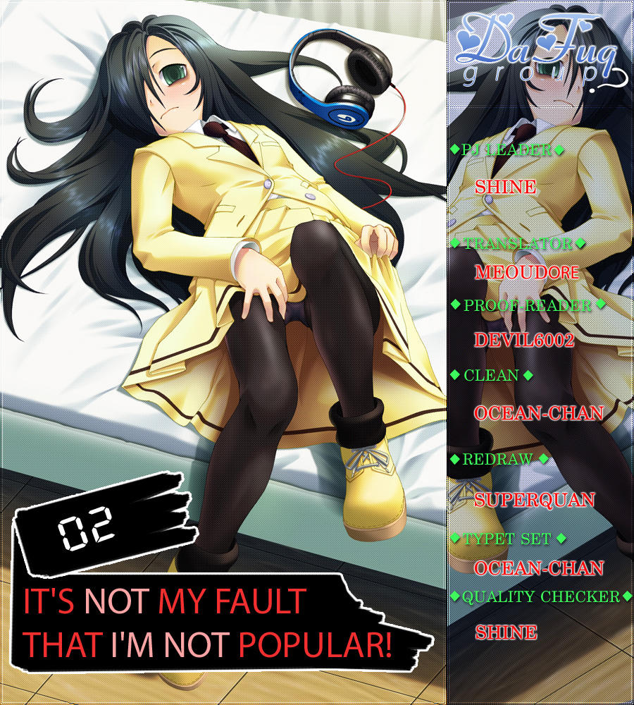 It’s Not My Fault That I’m Not Popular! Chap 4 - Next Chap 5