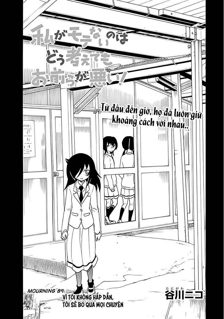 It’s Not My Fault That I’m Not Popular! Chap 89 - Next Chap 90