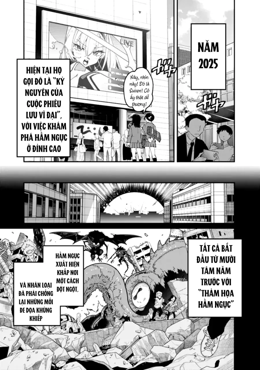 Jimi Na Ojisan, Jitsu Wa Eiyuu Datta. ~Jikaku Ga Nai Mama Musou Shitetara, Mei No Dungeon Haishin De Sarasareteta You Desu~ Chap 1 - Next Chap 2