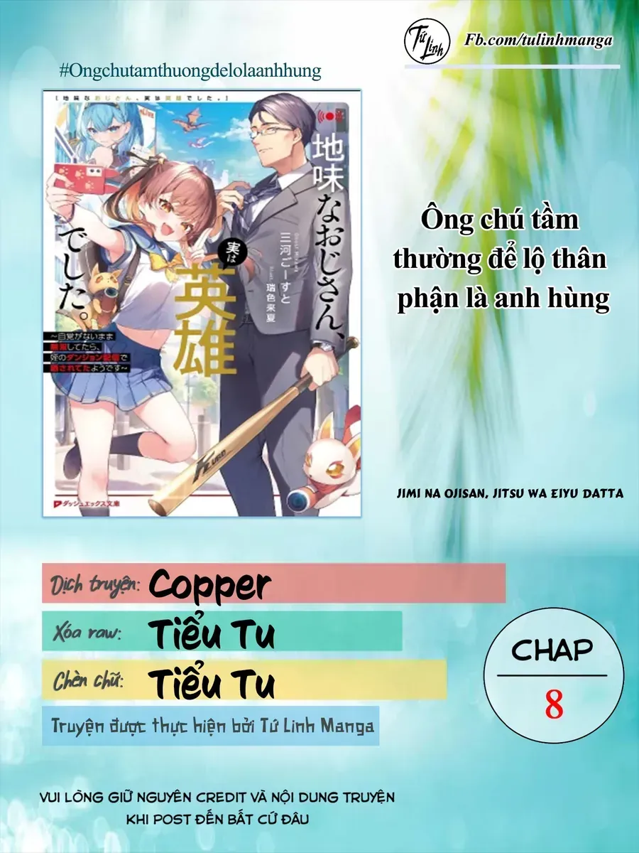 Jimi Na Ojisan, Jitsu Wa Eiyuu Datta. ~Jikaku Ga Nai Mama Musou Shitetara, Mei No Dungeon Haishin De Sarasareteta You Desu~ Chap 8 - Next Chap 9