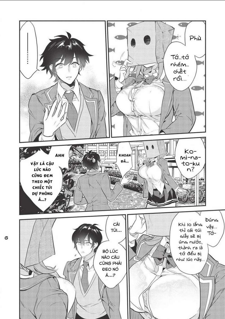 Kamiyama-San, Thiếu Nữ Kém Giao Tiếp Lúc Nào Cũng Đội Túi Giấy Trên Đầu!! Chap 2 - Next Chap 3