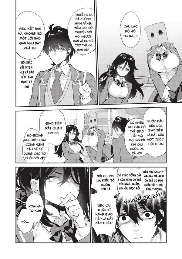Kamiyama-San, Thiếu Nữ Kém Giao Tiếp Lúc Nào Cũng Đội Túi Giấy Trên Đầu!! Chap 5 - Next Chap 6