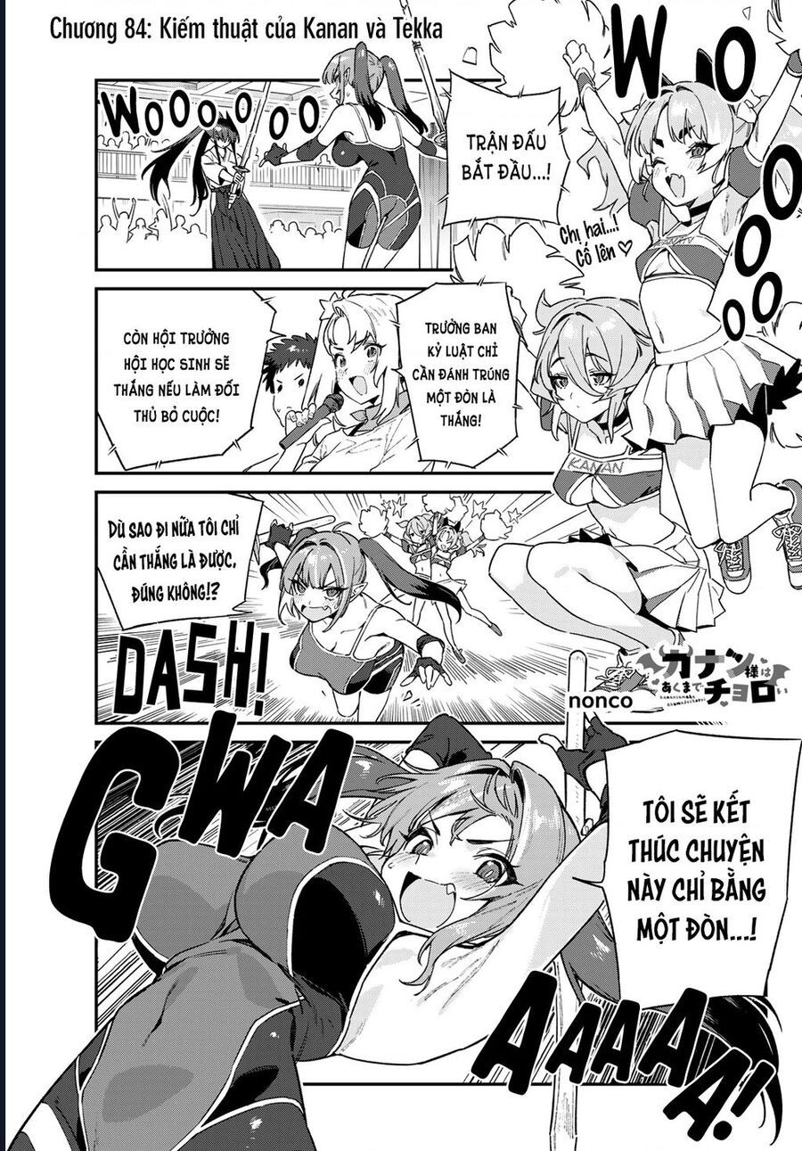 Kanan-Sama Wa Akumade Choroi Chap 84 - Next Chap 85