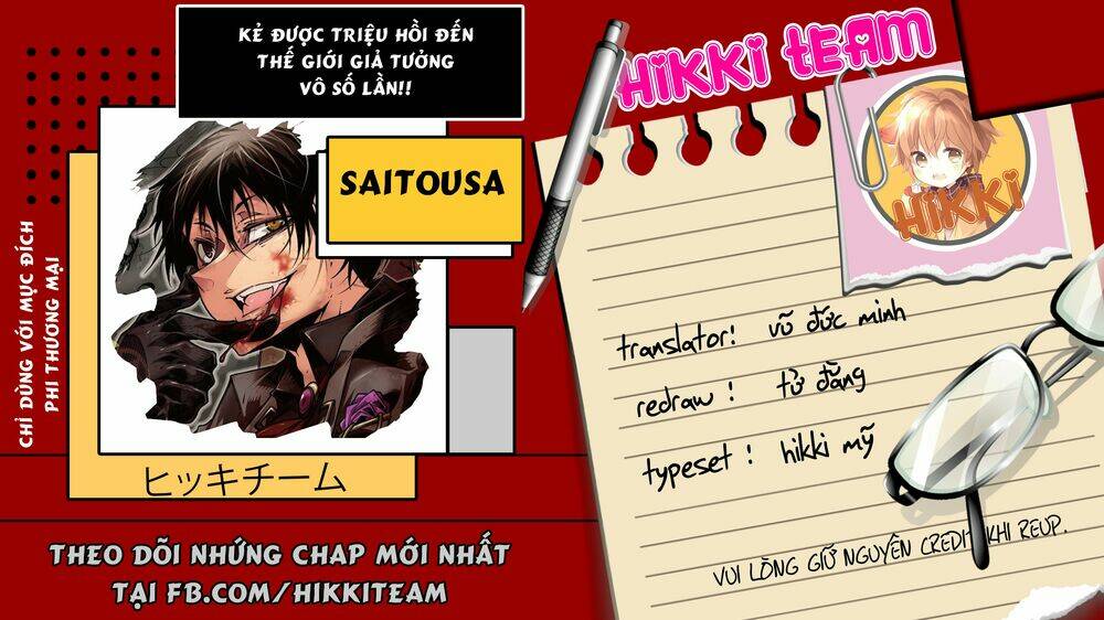 Kẻ Được Triệu Hồi Tới Thế Giới Giả Tưởng Vô Số Lần!! Chap 1.1 - Next Chap 2.1