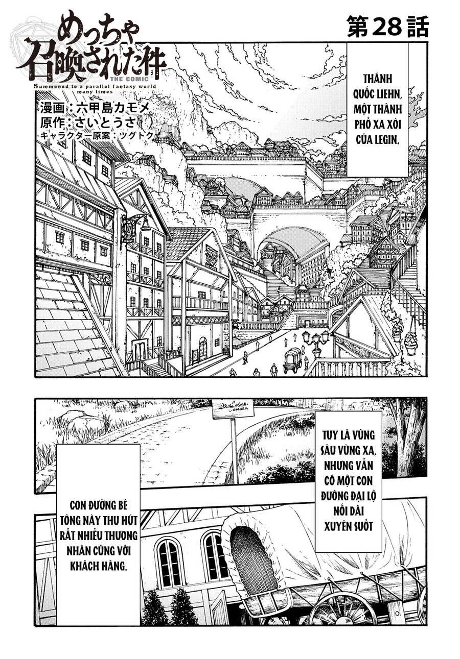 Kẻ Được Triệu Hồi Tới Thế Giới Giả Tưởng Vô Số Lần!! Chap 28 - Next Chap 29