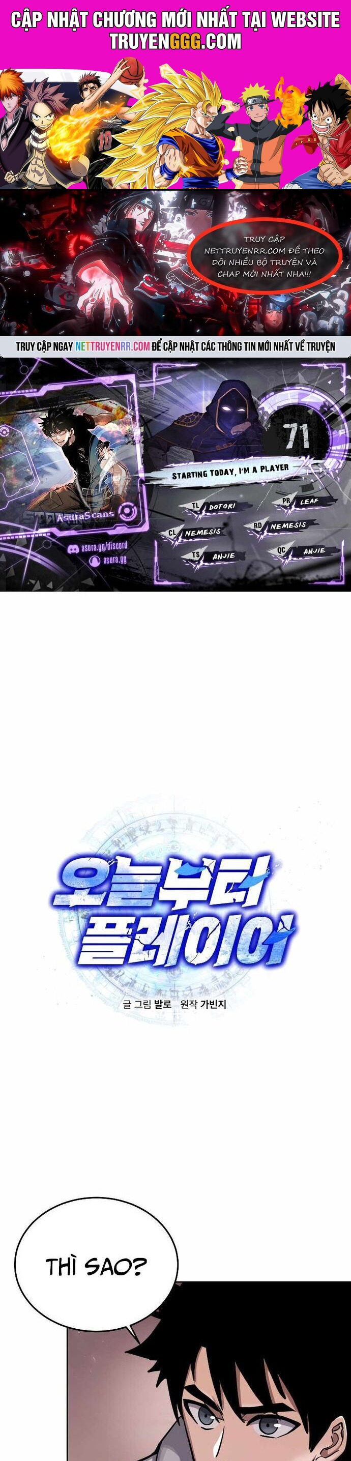 Kể Từ Bây Giờ, Tôi Là Một Người Chơi Chap 71 - Next Chap 72