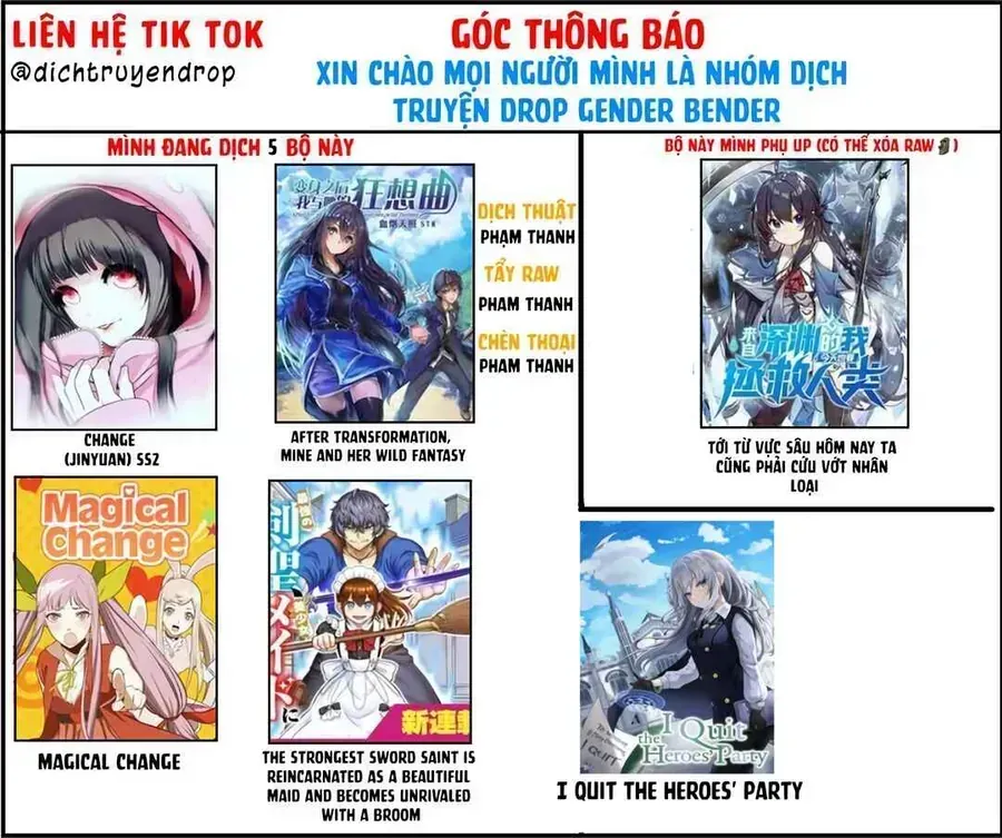 Kiếm Thánh Mạnh Nhất Tái Sinh Thành Một Thiếu Nữ Xinh Đẹp Và Trở Nên Bất Khả Chiến Bại Với Cây Chổi Chap 5.1 - Next Chap 6.1