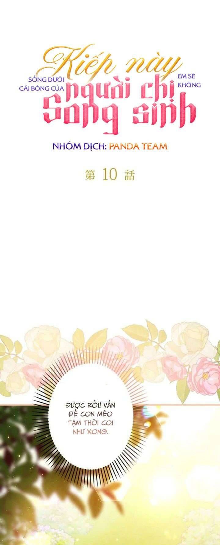 Kiếp Này Em Sẽ Không Sống Dưới Cái Bóng Của Người Chị Song Sinh Chap 10 - Next Chap 11