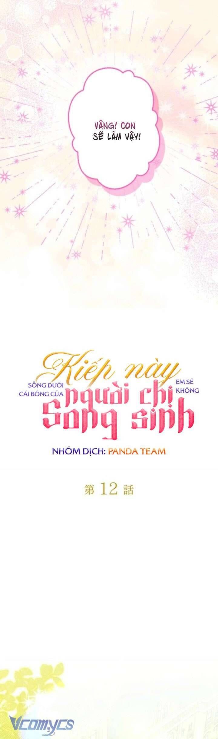 Kiếp Này Em Sẽ Không Sống Dưới Cái Bóng Của Người Chị Song Sinh Chap 12 - Next Chap 13