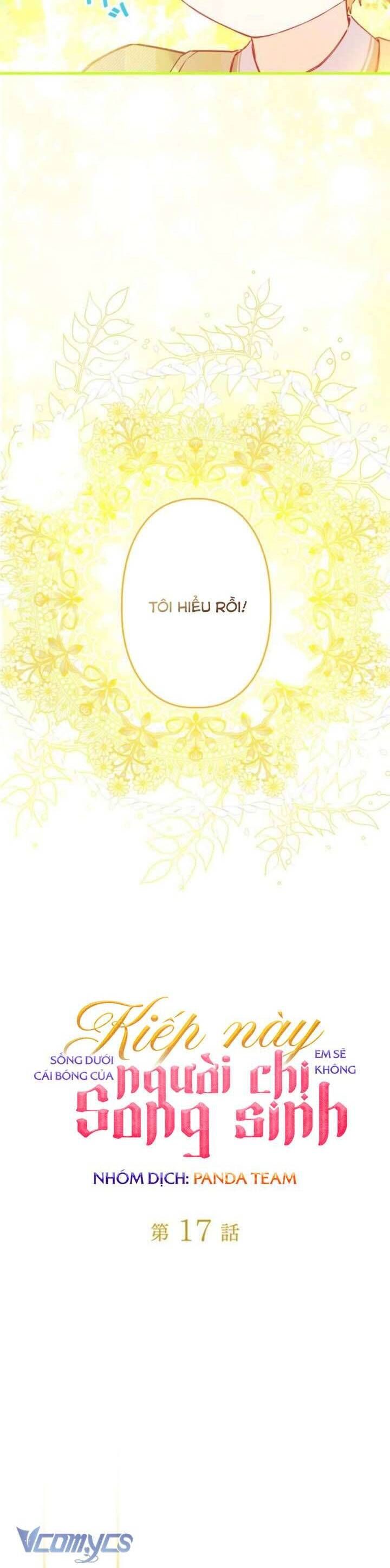 Kiếp Này Em Sẽ Không Sống Dưới Cái Bóng Của Người Chị Song Sinh Chap 17 - Next Chap 18