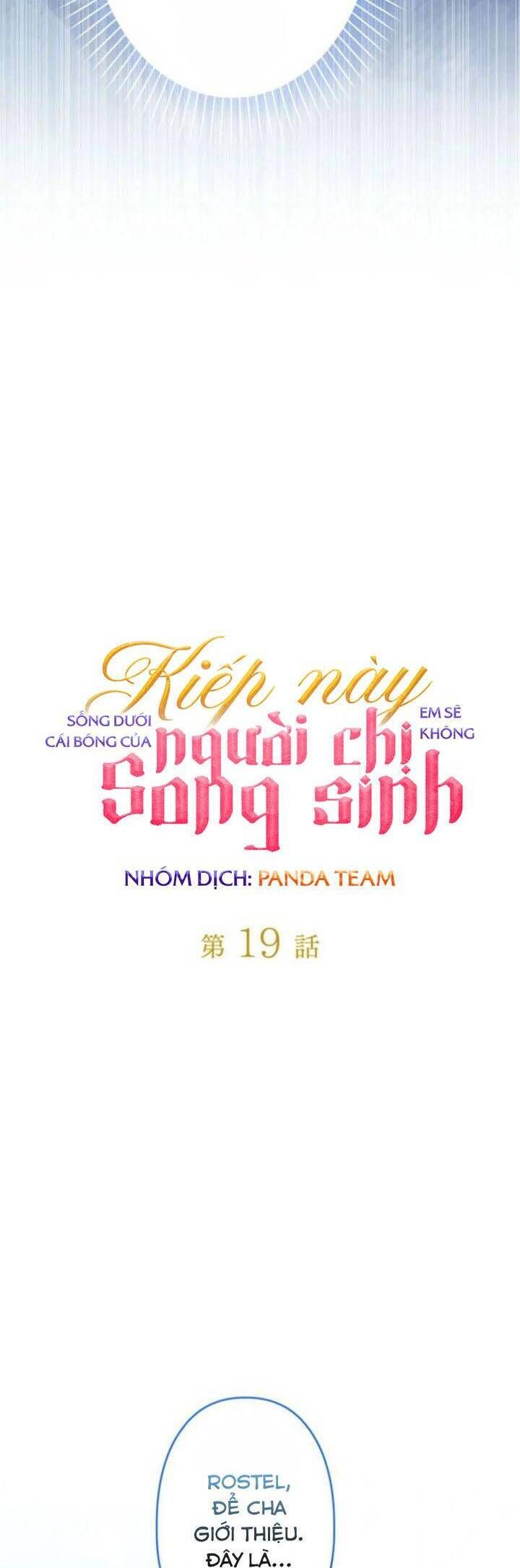 Kiếp Này Em Sẽ Không Sống Dưới Cái Bóng Của Người Chị Song Sinh Chap 19 - Next Chap 20