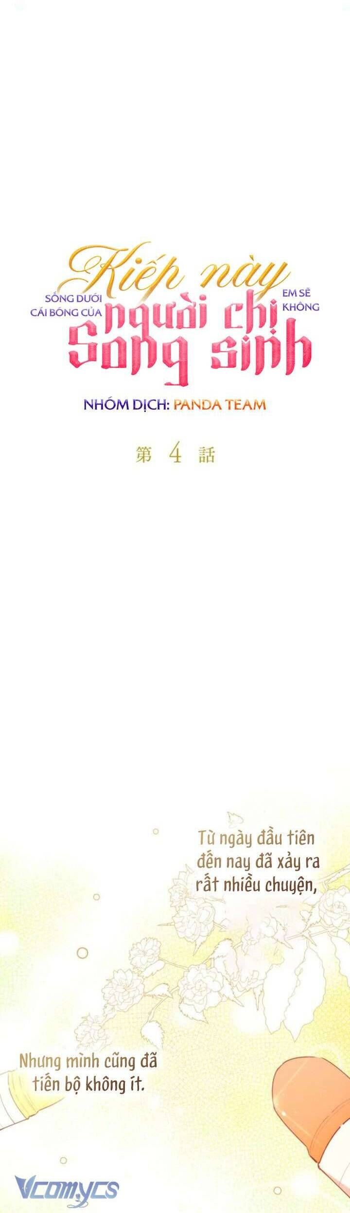 Kiếp Này Em Sẽ Không Sống Dưới Cái Bóng Của Người Chị Song Sinh Chap 4 - Next Chap 5