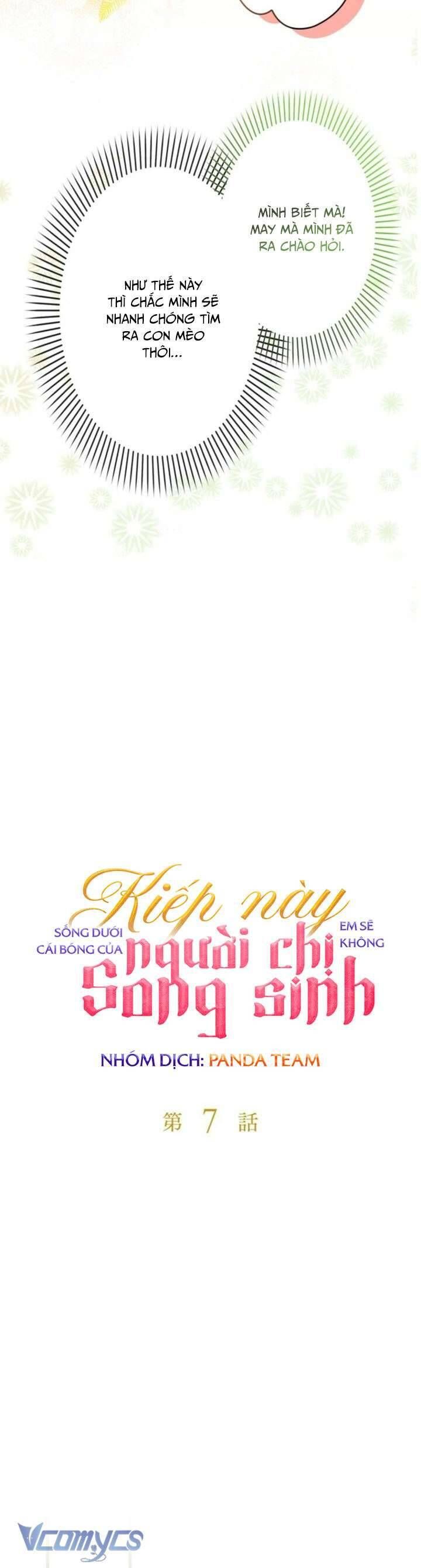 Kiếp Này Em Sẽ Không Sống Dưới Cái Bóng Của Người Chị Song Sinh Chap 7 - Next Chap 8