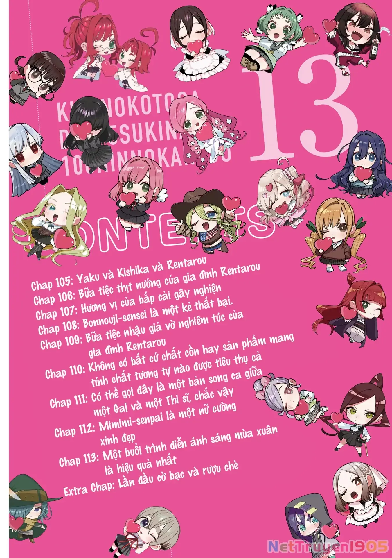 Kimi No Koto Ga Dai Dai Dai Dai Daisuki Na 100-Ri No Kanojo Chap 113.4 - Next Chap 114.4
