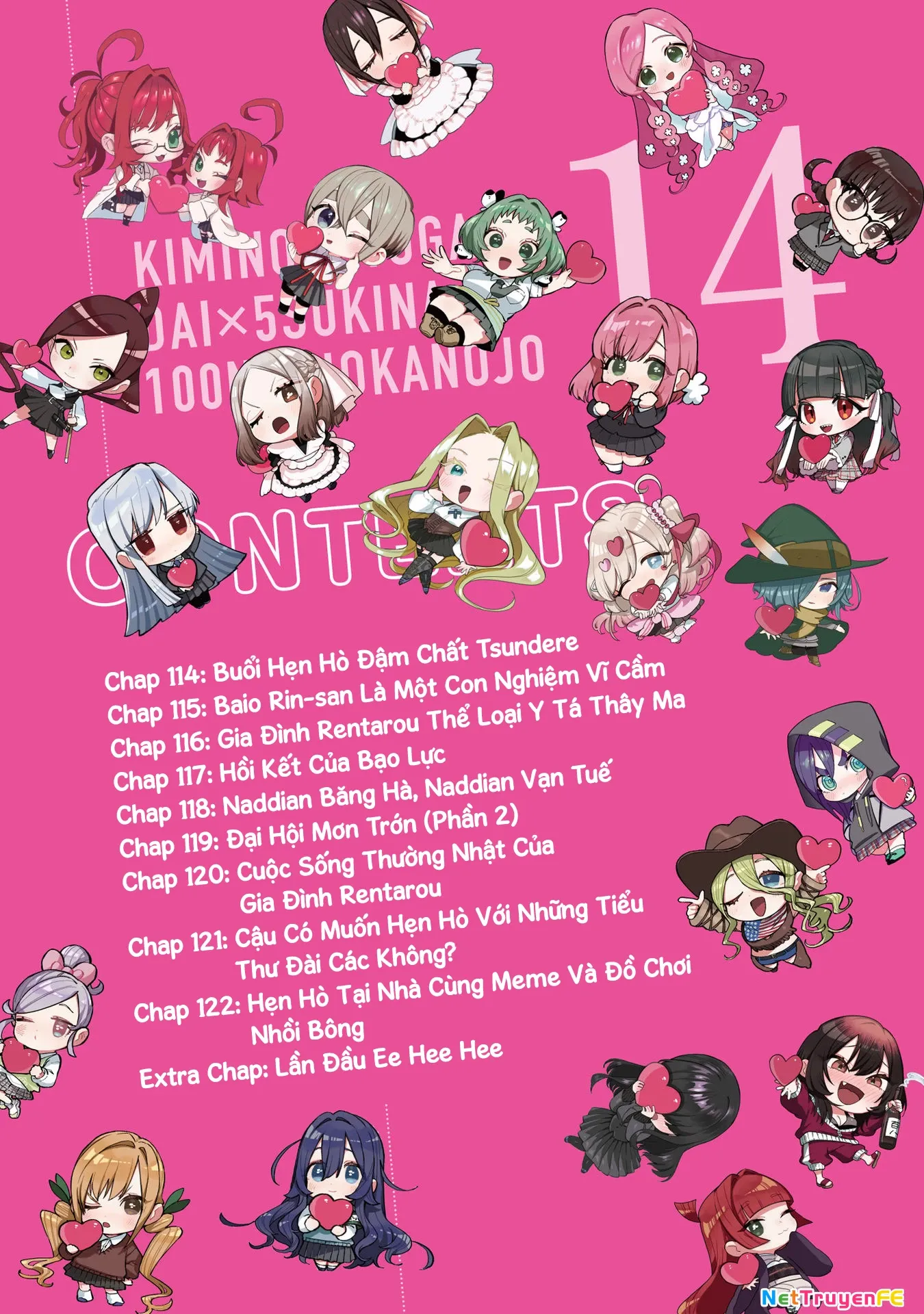 Kimi No Koto Ga Dai Dai Dai Dai Daisuki Na 100-Ri No Kanojo Chap 122.5 - Next Chap 123.5