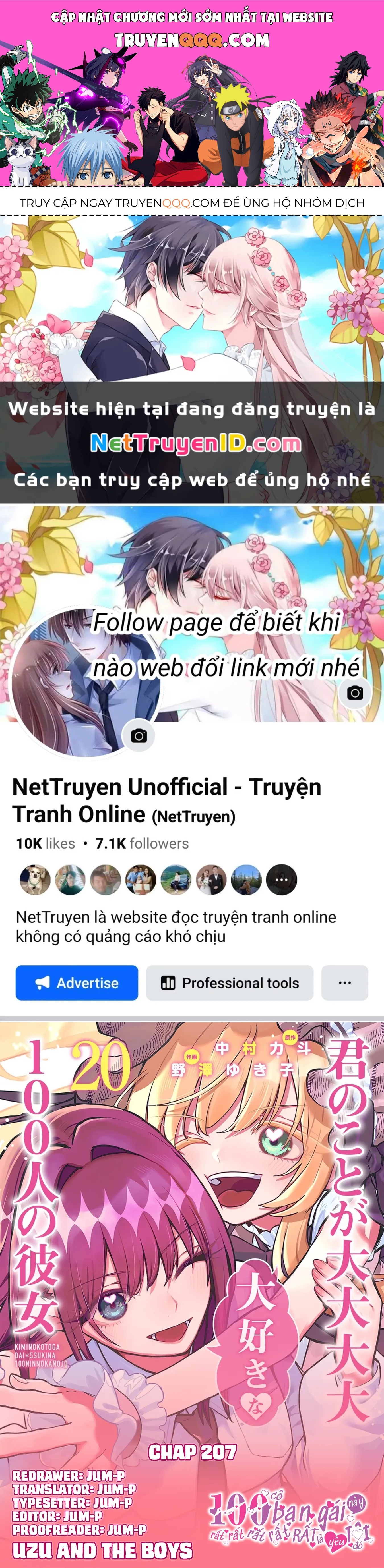 Kimi No Koto Ga Dai Dai Dai Dai Daisuki Na 100-Ri No Kanojo Chap 207 - Next Chap 208