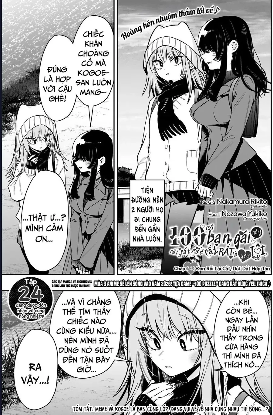 Kimi No Koto Ga Dai Dai Dai Dai Daisuki Na 100-Ri No Kanojo Chap 243 - Next Chap 244