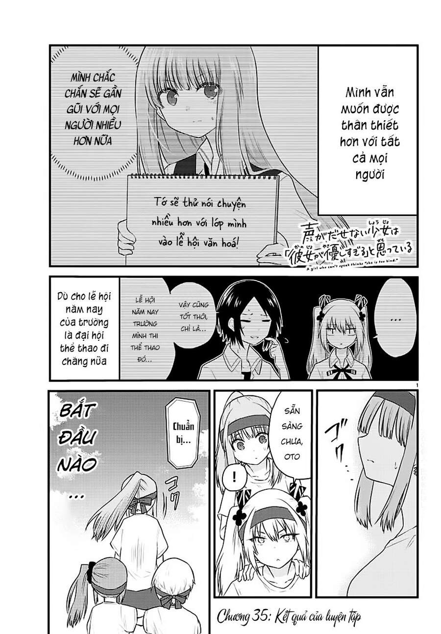 Koe Ga Dasenai Shoujo Wa  Chap 35 - Next Chap 36