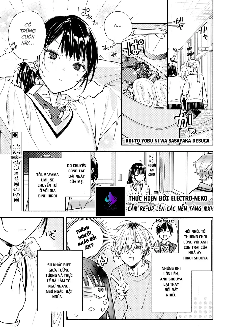 Koi To Yobu Ni Wa Sasayaka Desuga Chap 2 - Next Chap 3