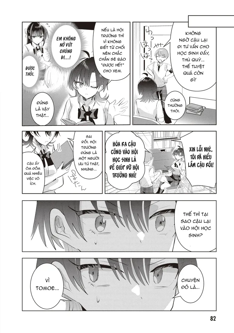Kotowarenai Kaichou Wa Tomoe-Kun Ni Dake Shite Agetai Chap 22 - Next Chap 23