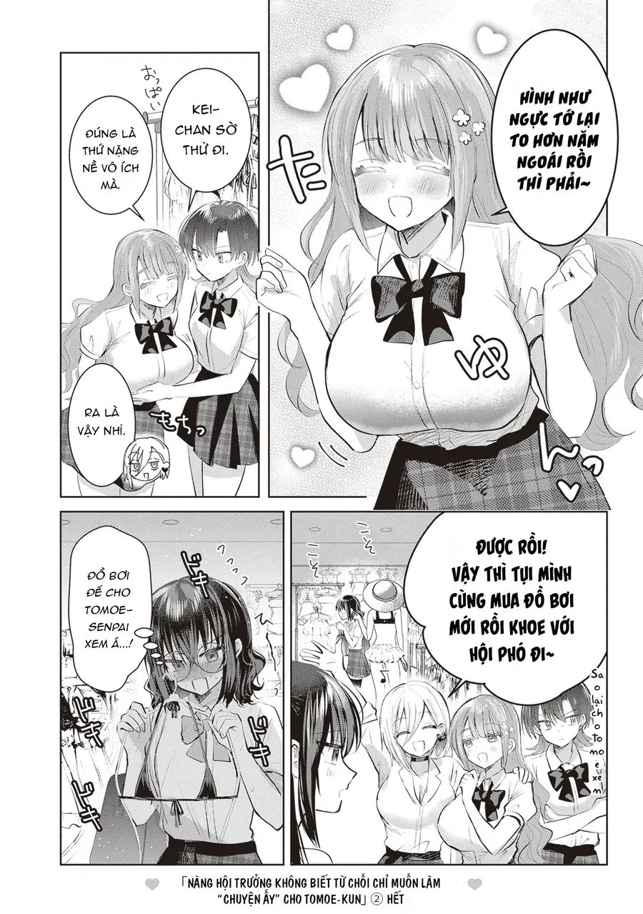 Kotowarenai Kaichou Wa Tomoe-Kun Ni Dake Shite Agetai Chap 28.6 - Next Chap 29.6