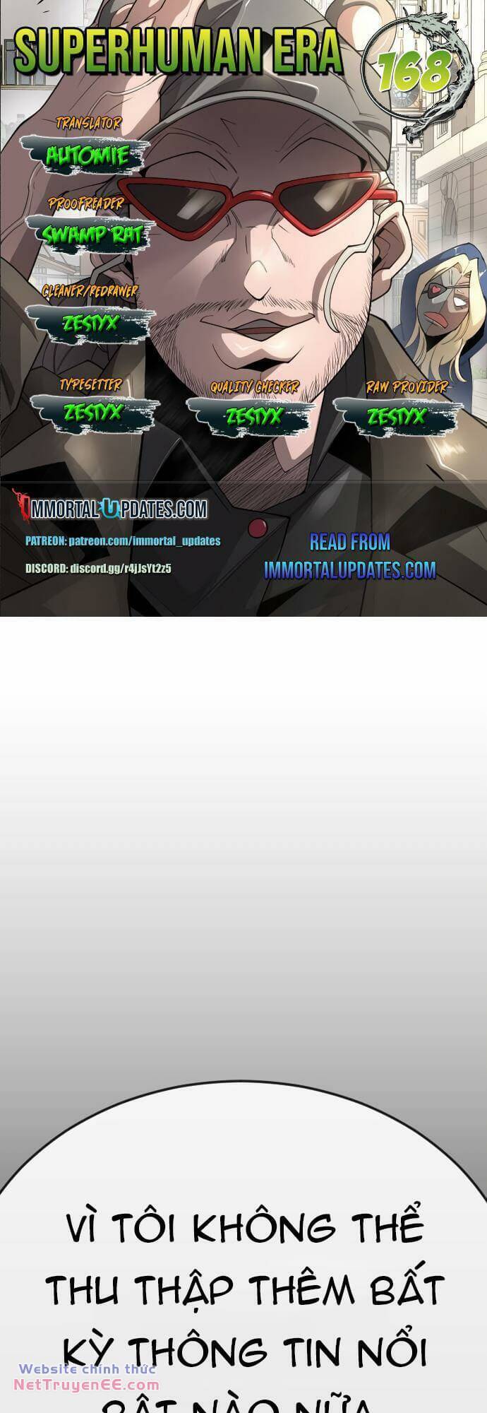 Kỷ Nguyên Siêu Anh Hùng Chap 168 - Next Chap 169