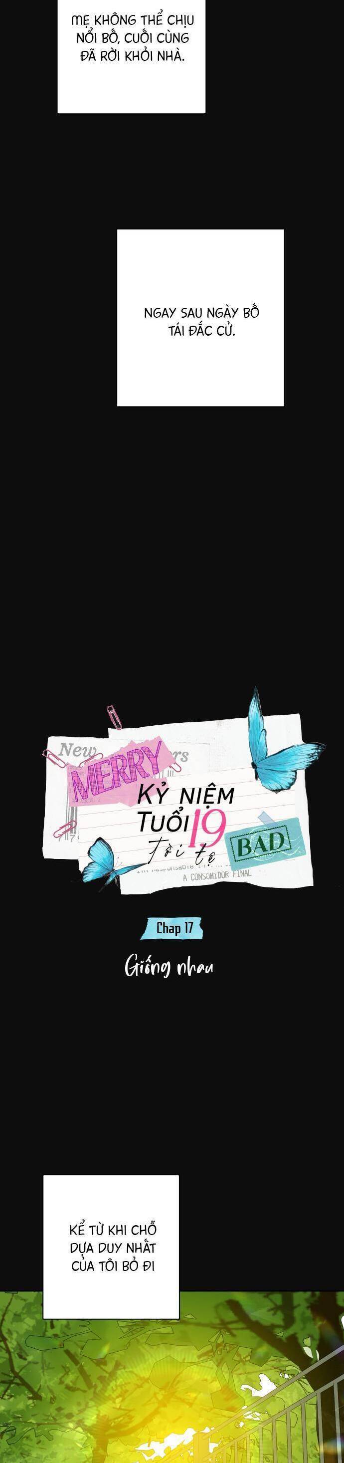 Kỷ Niệm Tuổi 19 Tồi Tệ Chap 17 - Next Chap 18
