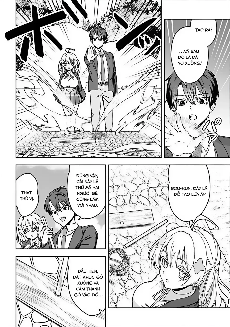 Lạc Vào Hoang Đảo: Chọn Kỹ Năng Chế Tạo, Tôi Sống Thảnh Thơi Cùng Dàn Mỹ Nhân Chap 4 - Next Chap 5