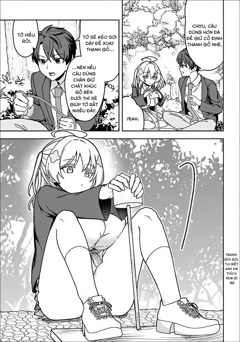 Lạc Vào Hoang Đảo: Chọn Kỹ Năng Chế Tạo, Tôi Sống Thảnh Thơi Cùng Dàn Mỹ Nhân Chap 4 - Next Chap 5