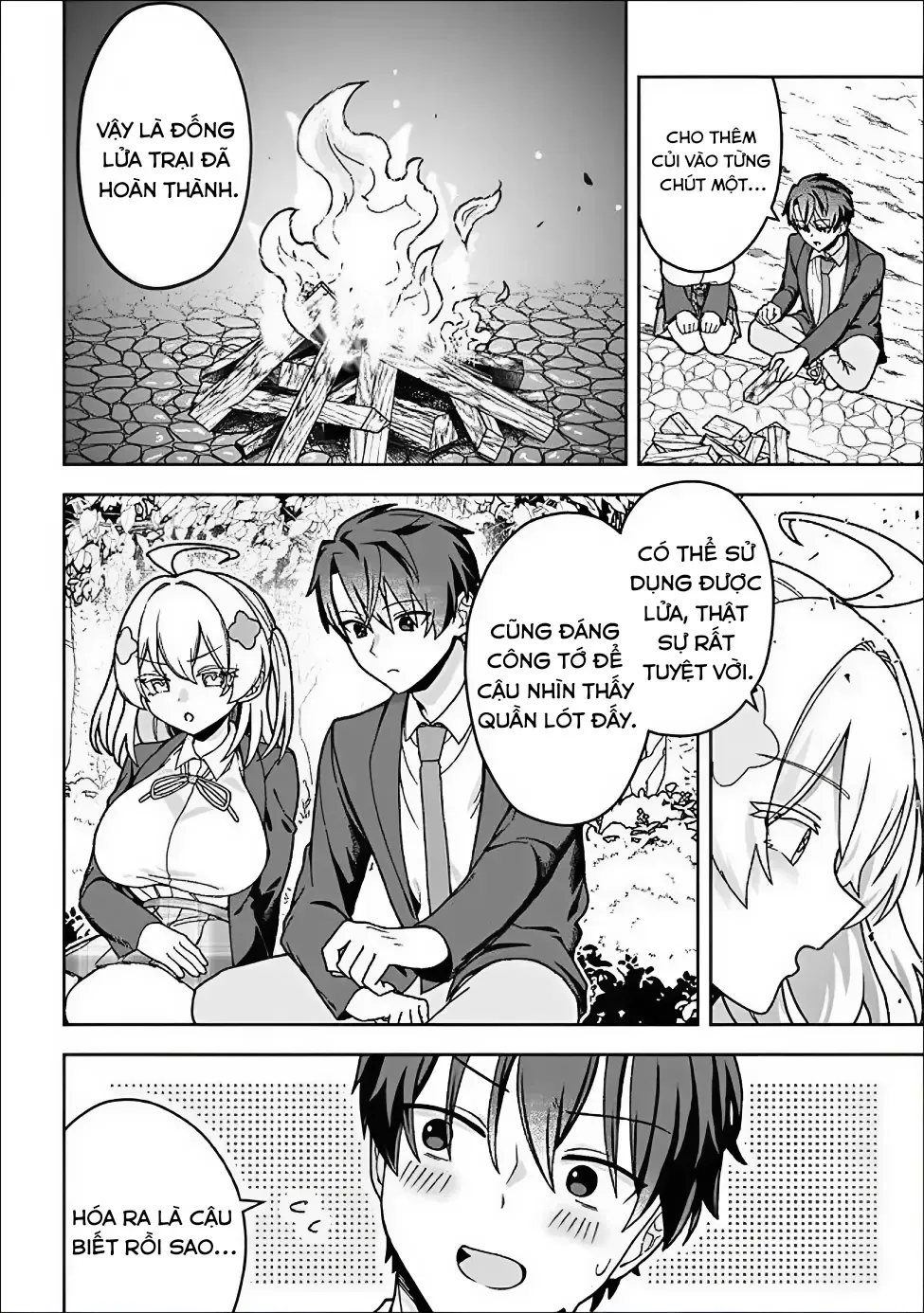 Lạc Vào Hoang Đảo: Chọn Kỹ Năng Chế Tạo, Tôi Sống Thảnh Thơi Cùng Dàn Mỹ Nhân Chap 4 - Next Chap 5