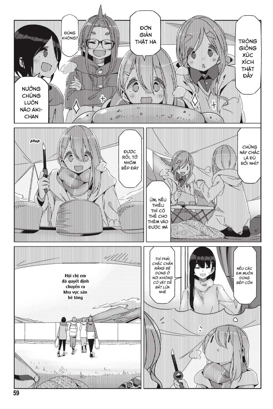 Laid-Back Camp Chap 55 - Next Chap 56