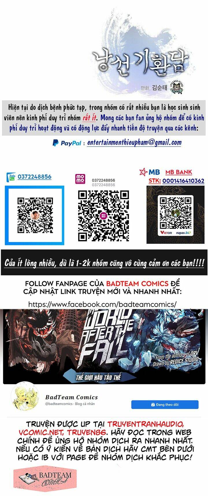 Lãng Tiên Kỳ Đàm Chap 58 - Next Chap 59